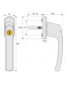Abus Fg 200 Klamka Okienna - nr 1