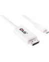 Club 3D USB C - DisplayPort (M/Ż) Biały 1.2m (CAC-1517) - nr 43