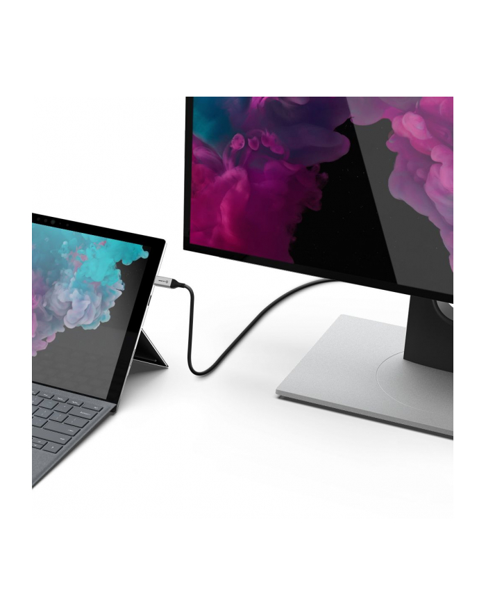 Alogic Ultra Mini DisplayPort 1.4 - HDMI 2.0 2m Space Grey (ULMDPHD02SGR) główny