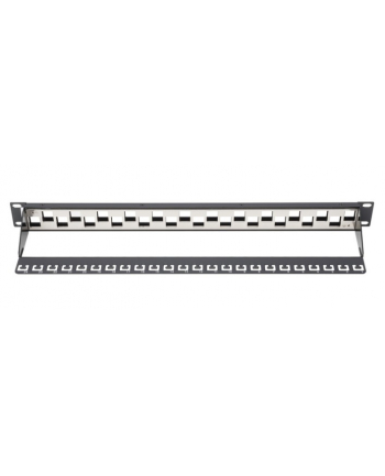 Assmann Patch panel 24 porty czarny (DN91412)