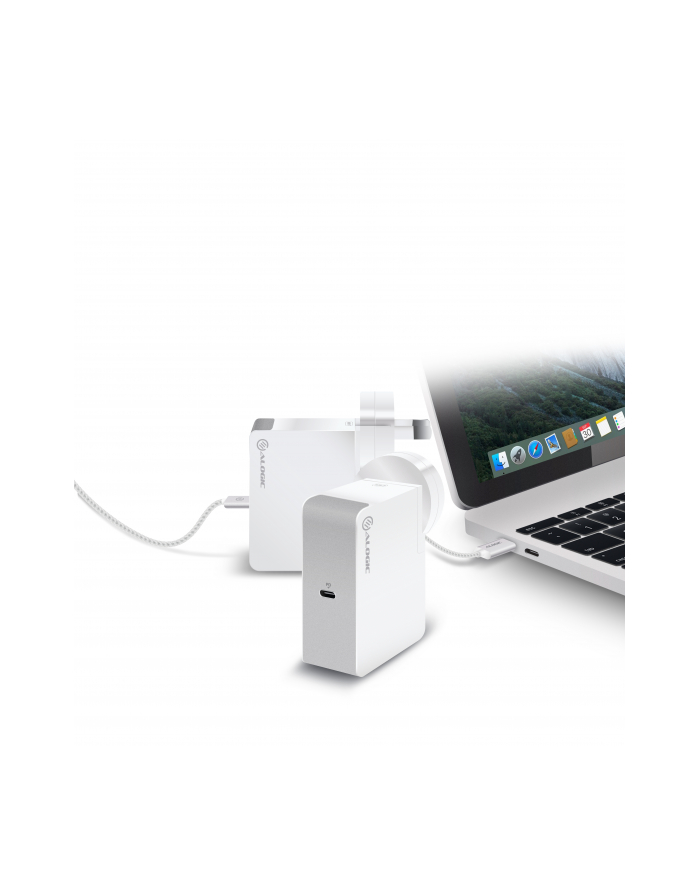 Alogic Travel Edition USB-C 60W Biały (WCC60WH) główny