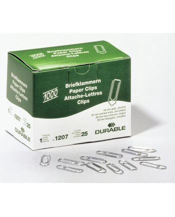 Durable Spinacze Do Papieru 26Mm. Op. 1000Szt. (Dur1207) nr 1