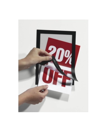 Durable Samoprzylepna Ramka Magnetyczna Duraframe A5 2szt. Czarna nr 2