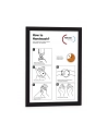 Durable Ramka Magnetyczna Samoprzylepna Duraframe A4 Z Uchylną Przednią Stroną Op.2Szt Czarna 4872 01 - nr 10
