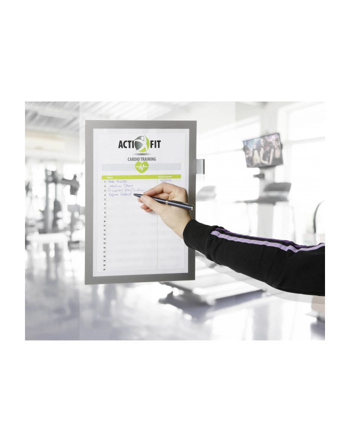 Durable Ramka Samoprzylepna Duraframe Note A4 Srebrna 4993 23 główny
