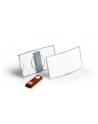 Durable Identyfikator Akrylowy z Magnesem 40x75mm Przezroczysty - nr 22