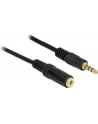 Delock Kabel Przedłużacz 3.5Mm Jack Czarny 1M (84666) - nr 13
