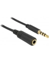 Delock Kabel Przedłużacz 3.5Mm Jack Czarny 1M (84666) - nr 14