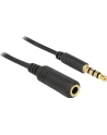 Delock Kabel Przedłużacz 3.5Mm Jack Czarny 1M (84666) - nr 18