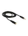 Delock Kabel Przedłużacz 3.5Mm Jack Czarny 1M (84666) - nr 8