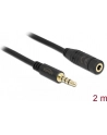 Delock Kabel Przedłużacz 3.5Mm Jack Czarny 2M (84667) - nr 11