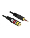Delock Kabel Przedłużacz 3.5Mm Jack Czarny 2M (84667) - nr 6