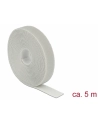 Organizer Delock DELOCK Klett-Kabelbinder 20mm x 5m Rolle grau - 18280 - nr 1