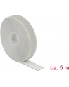 Organizer Delock DELOCK Klett-Kabelbinder 20mm x 5m Rolle grau - 18280 - nr 4