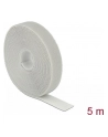 Organizer Delock DELOCK Klett-Kabelbinder 20mm x 5m Rolle grau - 18280 - nr 8