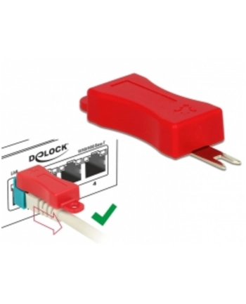 Delock Zestaw startowy Secure Clip RJ45 20 częściowy  (86406) nr 2
