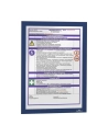 Durable Samoprzylepna Ramka Duraframe Informacyjna A4 Granatowa - nr 21