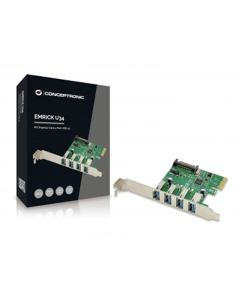 CONCEPTRONICS CONCEPTRONICS  CONCEPTRONIC EMRICK U34 - USB ADAPTER  (EMRICK02G) nr 1