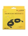 Delock Kabel USB A-B M-M 11m czarny (82915) - nr 13