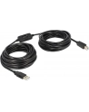 Delock Kabel USB A-B M-M 11m czarny (82915) - nr 24