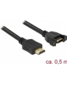 Delock HDMI - HDMI 0.5m Czarny (85463) - nr 13