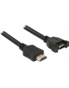 Delock HDMI - HDMI 0.5m Czarny (85463) - nr 19