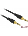 DELOCK KABEL  MINIJACK 3.5 MM - MINIJACK 3.5 MM, 2, CZARNY  (85549) - nr 16
