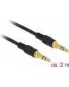 DELOCK KABEL  MINIJACK 3.5 MM - MINIJACK 3.5 MM, 2, CZARNY  (85549) - nr 18