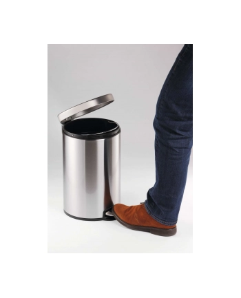 Durable Kosz Na Śmieci Z Pedałem Stal Nierdzewna 5L (340023) nr 2