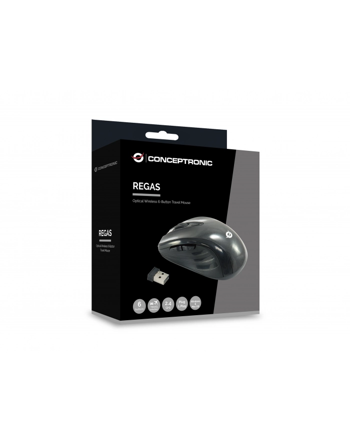 Conceptronic Optical Wireless 5-Button Travel Mouse (CLLM5BTRVWL) główny