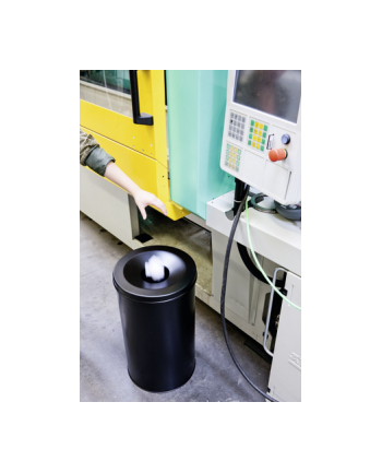 Durable Kosz Na Śmieci Safe Okrągły 60 Czarny (330701)