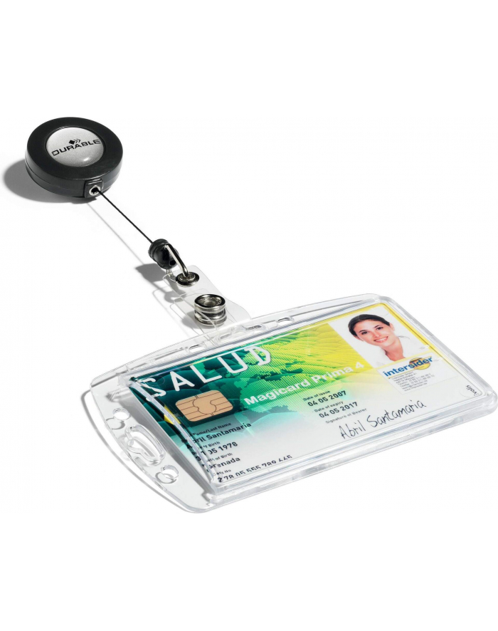 Durable Identyfikator Do Kart Z Zawieszką 54 X 85 Mm 1 Szt główny