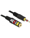 Delock Kabel Przedłużacz 3.5Mm Jack Czarny 2M (84667) - nr 12