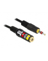 Delock Kabel Przedłużacz 3.5Mm Jack 3M (84668) - nr 9