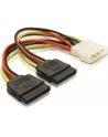 SATA zASILAJĄCY MOLEX(M)-SATA(F) X2 10CM DELOCK - nr 1