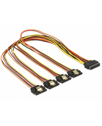 Delock 4x 15Pin SATA 1x 15Pin SATA 50cm (60158)