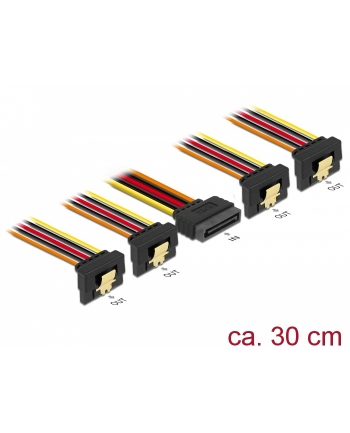 Delock SATA 15 pin - 4x SATA 15 pin, 30cm (60167)