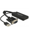 Delock Adapter AV VGA + Audio na HDMI Czarny (62668) - nr 12