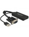 Delock Adapter AV VGA + Audio na HDMI Czarny (62668) - nr 15