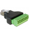 Delock Adapter RJ45 M - Terminal Block 8-pin (65389) - nr 5