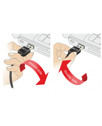 Delock Kabel Usb 2.0 , 1X Złącze Męskie Usb 2.0 A - 1X Złącze Męskie Usb 2.0 B, 2 M, Rodzaj (83375)