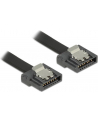 Delock Przewód SATA FLEXI 6 Gb/s o dł. 30 cm czarny metalowe zaciski 83840 (83840) - nr 12