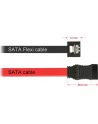 Delock Przewód SATA FLEXI 6 Gb/s o dł. 30 cm czarny metalowe zaciski 83840 (83840) - nr 6