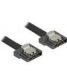 Delock Przewód SATA FLEXI 6 Gb/s o dł. 30 cm czarny metalowe zaciski 83840 (83840) - nr 7