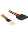 Delock SATA 15Pin - Floppy 4Pin 0.24m 83877 (83877) - nr 14