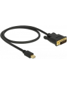 Delock Mini DisplayPort DVI 0.5m Czarny (83987) - nr 10
