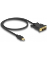 Delock Mini DisplayPort DVI 0.5m Czarny (83987) - nr 15