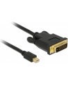 Delock Mini DisplayPort DVI 0.5m Czarny (83987) - nr 18