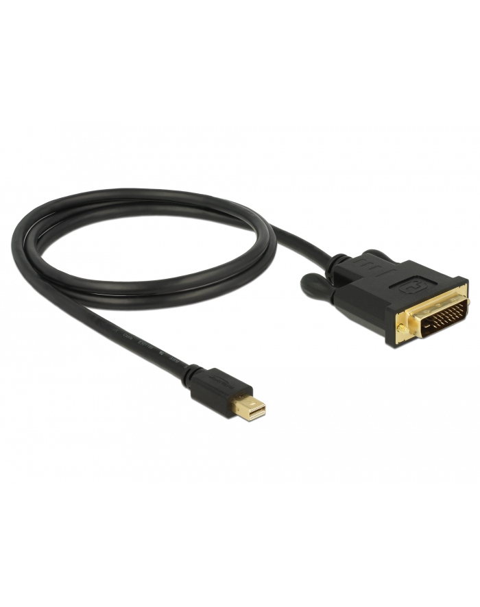 Delock Mini DisplayPort DVI 1m Czarny (83988) główny