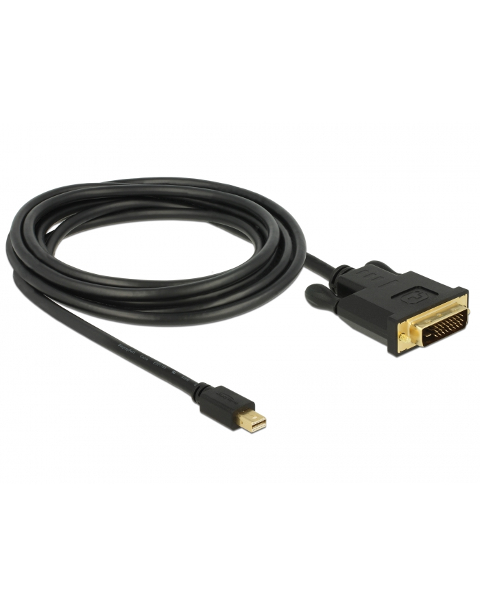 Delock Mini DisplayPort DVI 3m Czarny (83990) główny